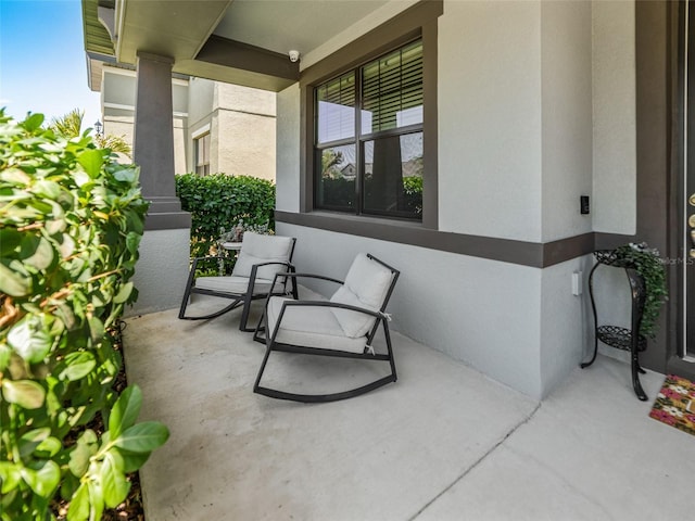 view of patio / terrace featuring a porch