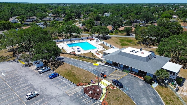 drone / aerial view