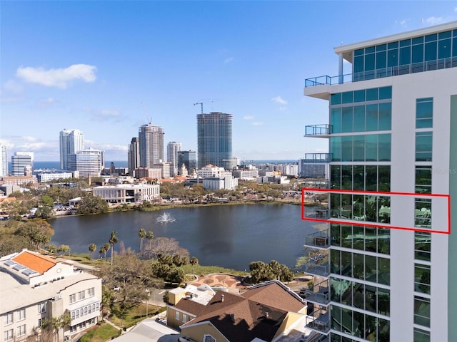 777 3rd Ave N Unit 1403, Saint Petersburg, FL 33701 - water view featuring a view of city