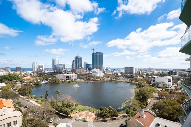 777 3rd Ave N Unit 1403, Saint Petersburg, FL 33701 - aerial view with a view of city and a water view