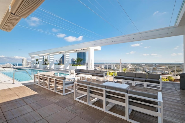 777 3rd Ave N Unit 1403, Saint Petersburg, FL 33701 - exterior space with a patio and an outdoor hangout area
