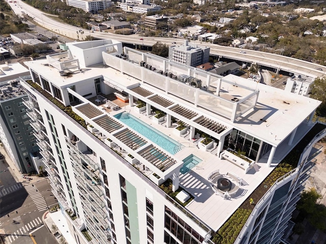 777 3rd Ave N Unit 1403, Saint Petersburg, FL 33701 - birds eye view of property with a view of city