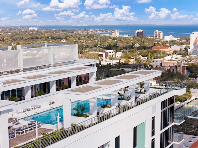 777 3rd Ave N Unit 1403, Saint Petersburg, FL 33701 - bird's eye view featuring a water view