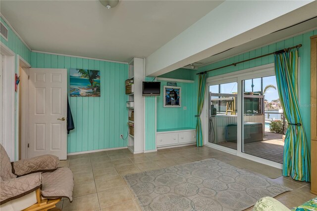 2202 Donato Dr, Belleair Beach, FL 33786 - interior space featuring tile patterned floors and visible vents
