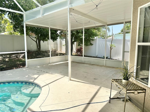 2820 Pankaw Ln, Valrico, FL 33596 - view of unfurnished sunroom