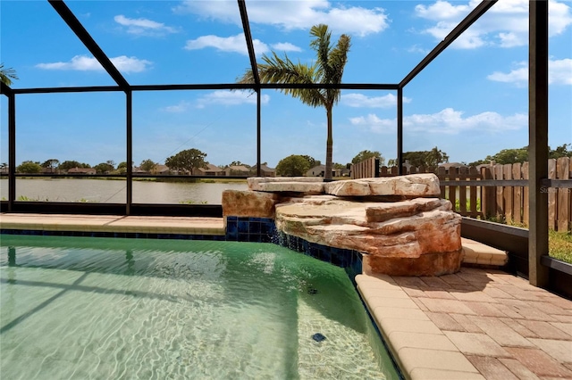 1601 Westerly Dr, Brandon, FL 33511 - outdoor pool featuring glass enclosure