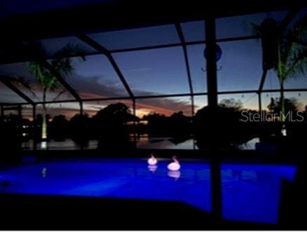1601 Westerly Dr, Brandon, FL 33511 - pool featuring glass enclosure