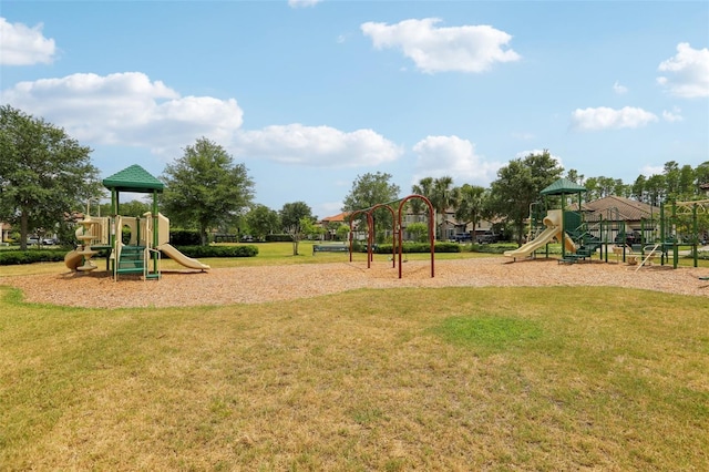 21746 Amelia Rose Way, Land O Lakes, FL 34637 - community jungle gym featuring a yard
