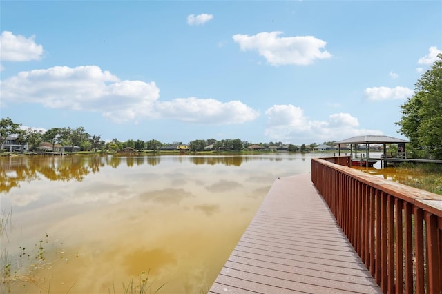 21746 Amelia Rose Way, Land O Lakes, FL 34637 - view of dock featuring a water view