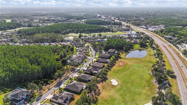 10517 Palm Cove Ave, Tampa, FL 33647 - birds eye view of property featuring a residential view, a view of trees, and a water view