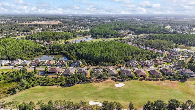 10517 Palm Cove Ave, Tampa, FL 33647 - drone / aerial view featuring a residential view, a water view, and golf course view
