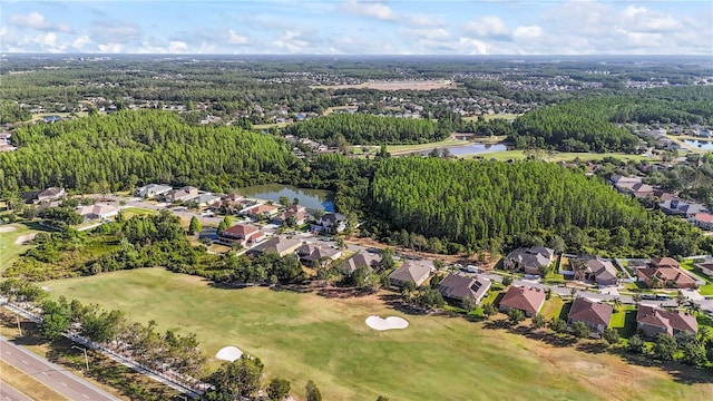 10517 Palm Cove Ave, Tampa, FL 33647 - aerial view with a water view, view of golf course, and a residential view