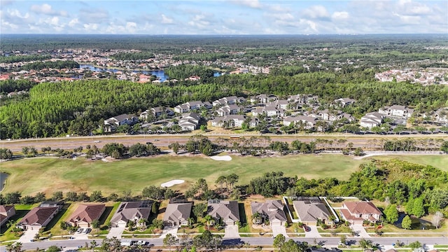 10517 Palm Cove Ave, Tampa, FL 33647 - drone / aerial view with a water view, view of golf course, and a residential view