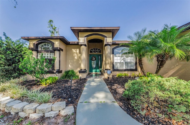 12923 Colony Rd, Hudson, FL 34669 - view of front of property with stucco siding