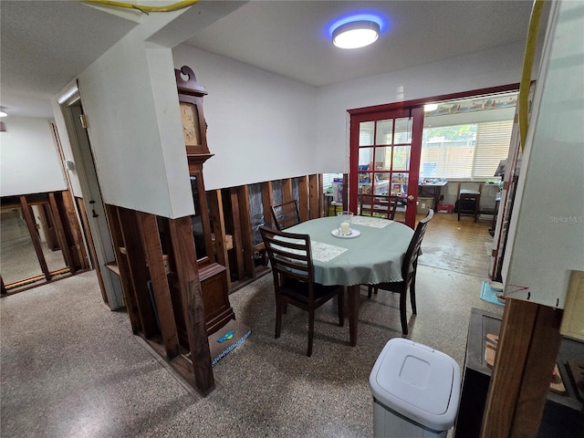 view of dining space