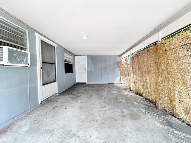 exterior space with fence