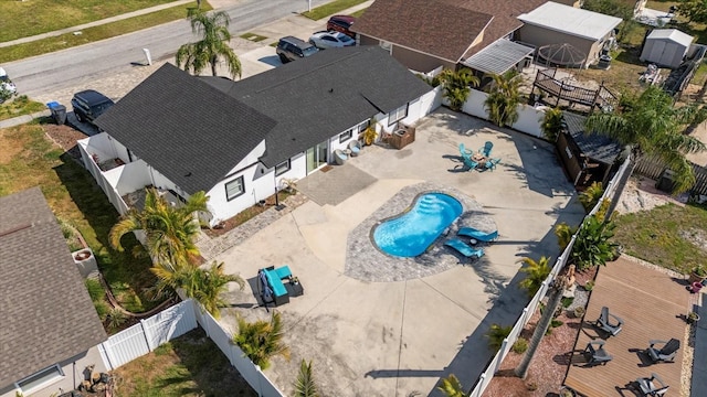 drone / aerial view