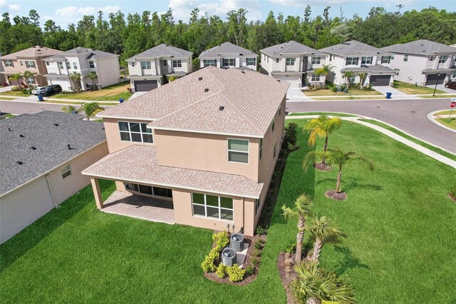 bird's eye view featuring a residential view