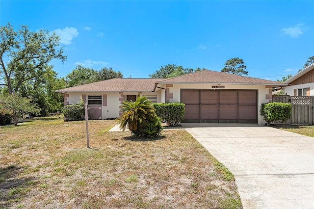 64 Sj Kellner Blvd, Beverly Hills, FL 34465 - single story home with an attached garage, stucco siding, and driveway