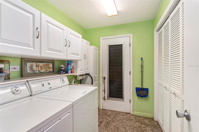 64 Sj Kellner Blvd, Beverly Hills, FL 34465 - laundry room with cabinet space and washing machine and dryer