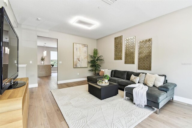 2547 Lexington Oak Dr, Brandon, FL 33511 - living area with light wood finished floors and baseboards