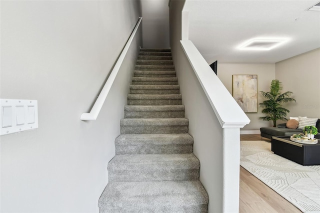2547 Lexington Oak Dr, Brandon, FL 33511 - stairway featuring wood finished floors