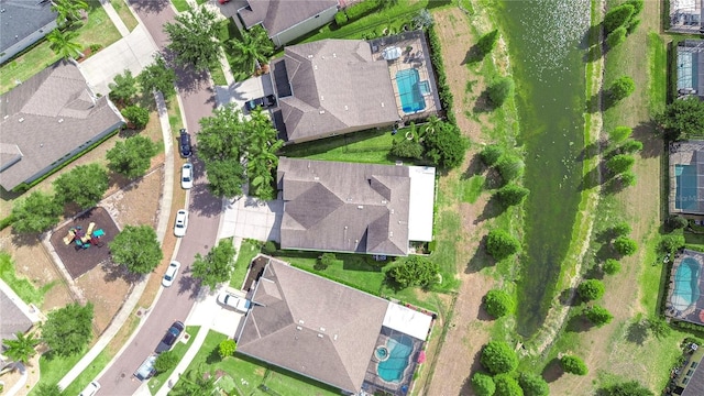 bird's eye view featuring a residential view