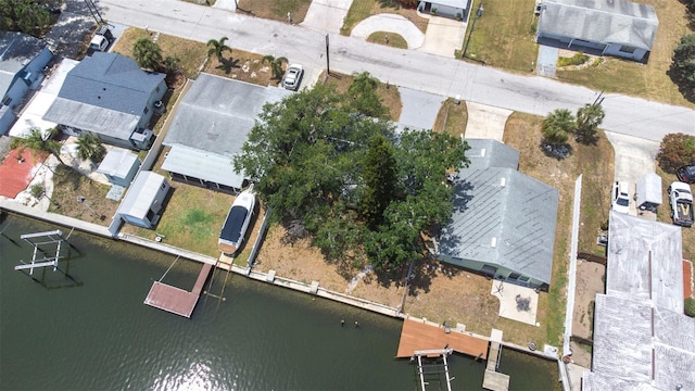 13926 Helen Ave, Hudson, FL 34667 - bird's eye view featuring a residential view and a water view