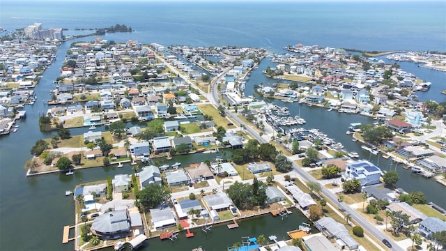 13926 Helen Ave, Hudson, FL 34667 - aerial view featuring a water view