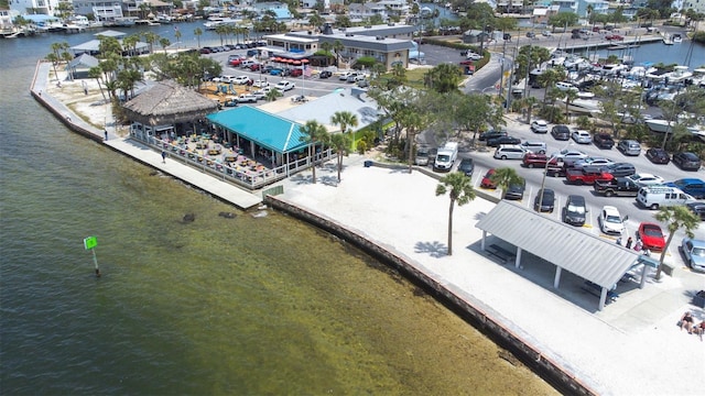 13926 Helen Ave, Hudson, FL 34667 - drone / aerial view with a water view