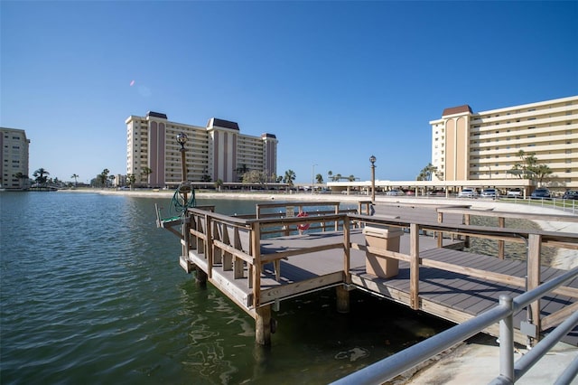4725 Cove Cir Unit 601, Saint Petersburg, FL 33708 - dock featuring a water view