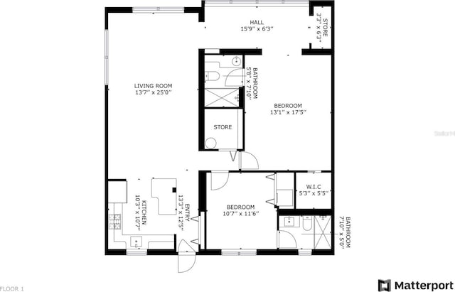 4725 Cove Cir Unit 601, Saint Petersburg, FL 33708 - room layout