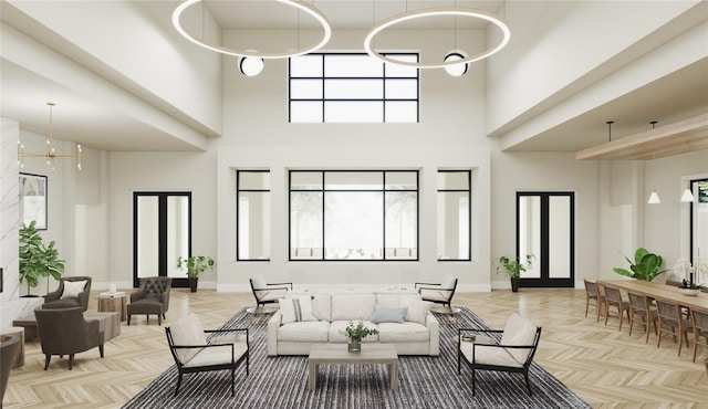 view of community lobby