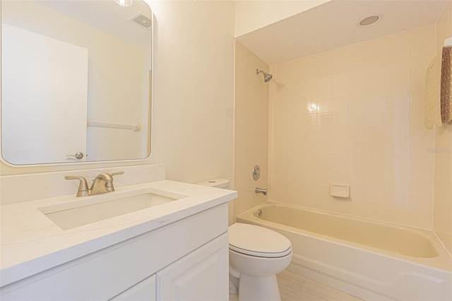 29436 Zeller Ave, San Antonio, FL 33576 - bathroom featuring toilet, vanity, and  shower combination