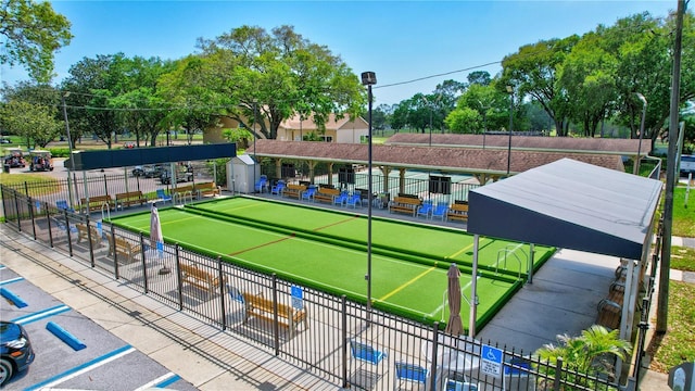 2961 Briar Cliff Dr, Palm Harbor, FL 34684 - view of sport court featuring fence