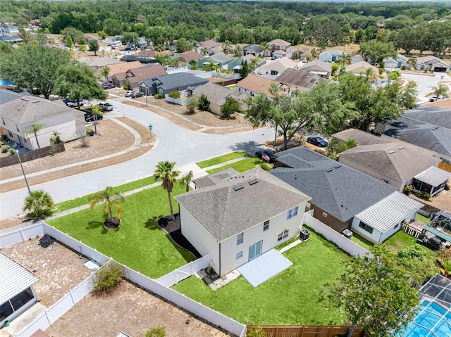 birds eye view of property featuring a residential view