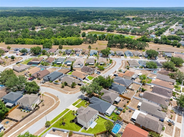 birds eye view of property featuring a residential view