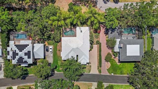 7314 Hunt Club Ln, Seminole, FL 33776 - aerial view of a pool area