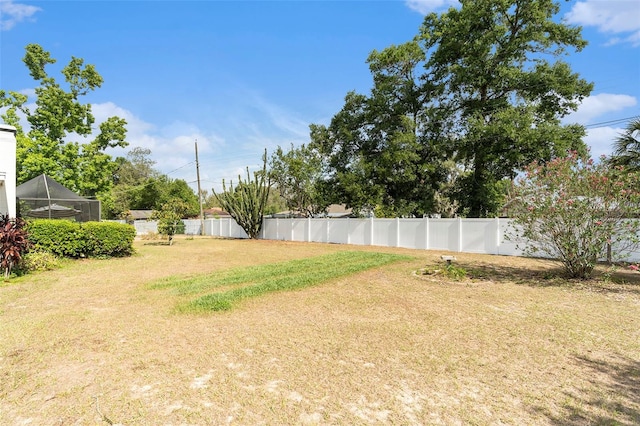 view of yard