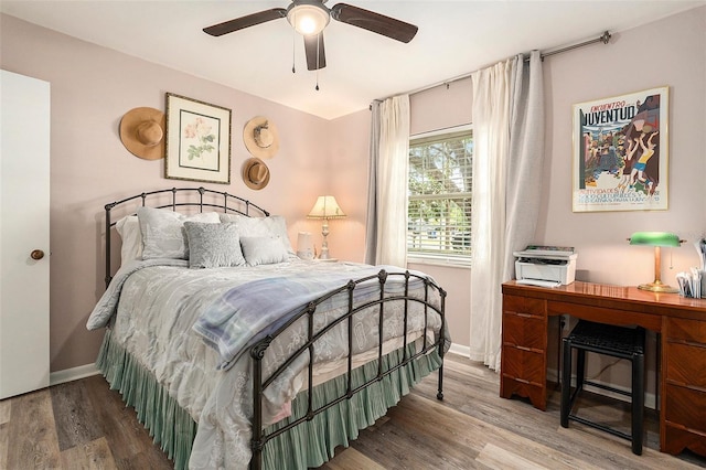626 Marphil Loop, Brandon, FL 33511 - bedroom featuring wood finished floors and a ceiling fan
