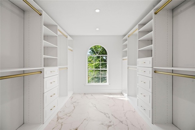 101 Ponce De Leon Blvd, Belleair, FL 33756 - walk in closet featuring marble finish floor