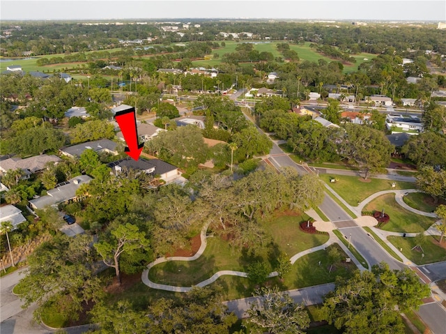 101 Ponce De Leon Blvd, Belleair, FL 33756 - bird's eye view with a residential view