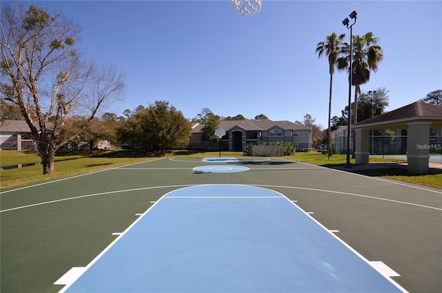 3705 SW 27th St Unit 214, Gainesville, FL 32608 - view of basketball court featuring community basketball court and a yard