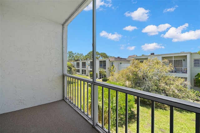 381 S Mcmullen Booth Rd Unit 72, Clearwater, FL 33759 - balcony featuring a residential view