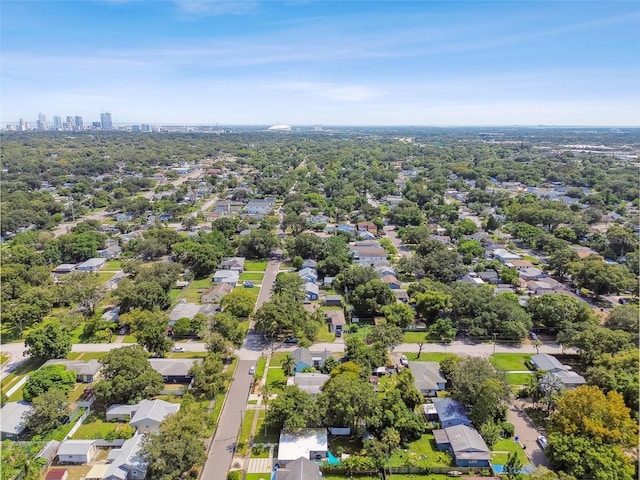 3626 17th St N, Saint Petersburg, FL 33713 - birds eye view of property featuring a residential view