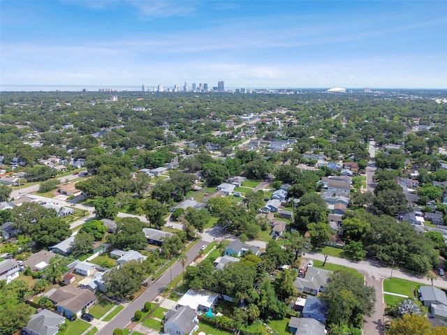 3626 17th St N, Saint Petersburg, FL 33713 - drone / aerial view featuring a view of city and a residential view