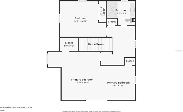 757 32nd Ave N, Saint Petersburg, FL 33704 - view of layout
