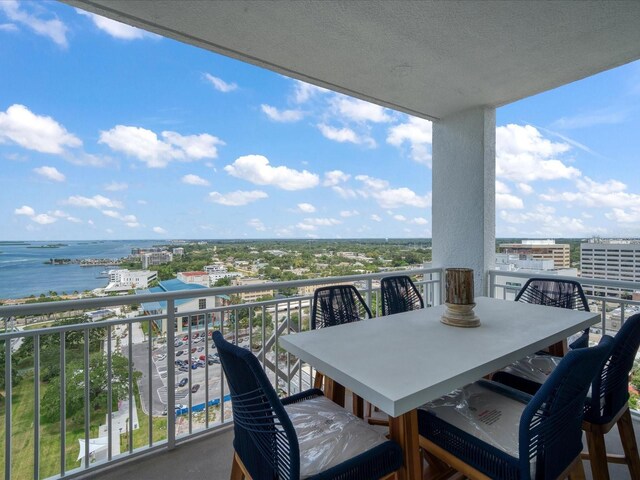 331 Cleveland St # 1806, Clearwater, FL 33755 - balcony featuring a view of city