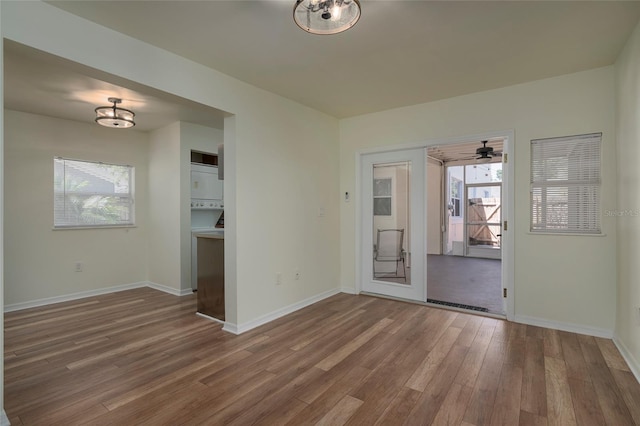 1606 S Arrawana Ave, Tampa, FL 33629 - unfurnished room with baseboards and wood finished floors