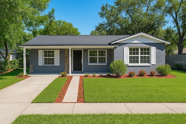10931 110th Ave, Seminole, FL 33778 - ranch-style home featuring a porch and a shingled roof